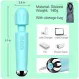 SANJIANKE Vibrator Wand Sex Toys,Female Clit Stimulator Vibrators,Vibrator for Woman,Adult Sex Toys Tools,Gifts for Women,20 Pat