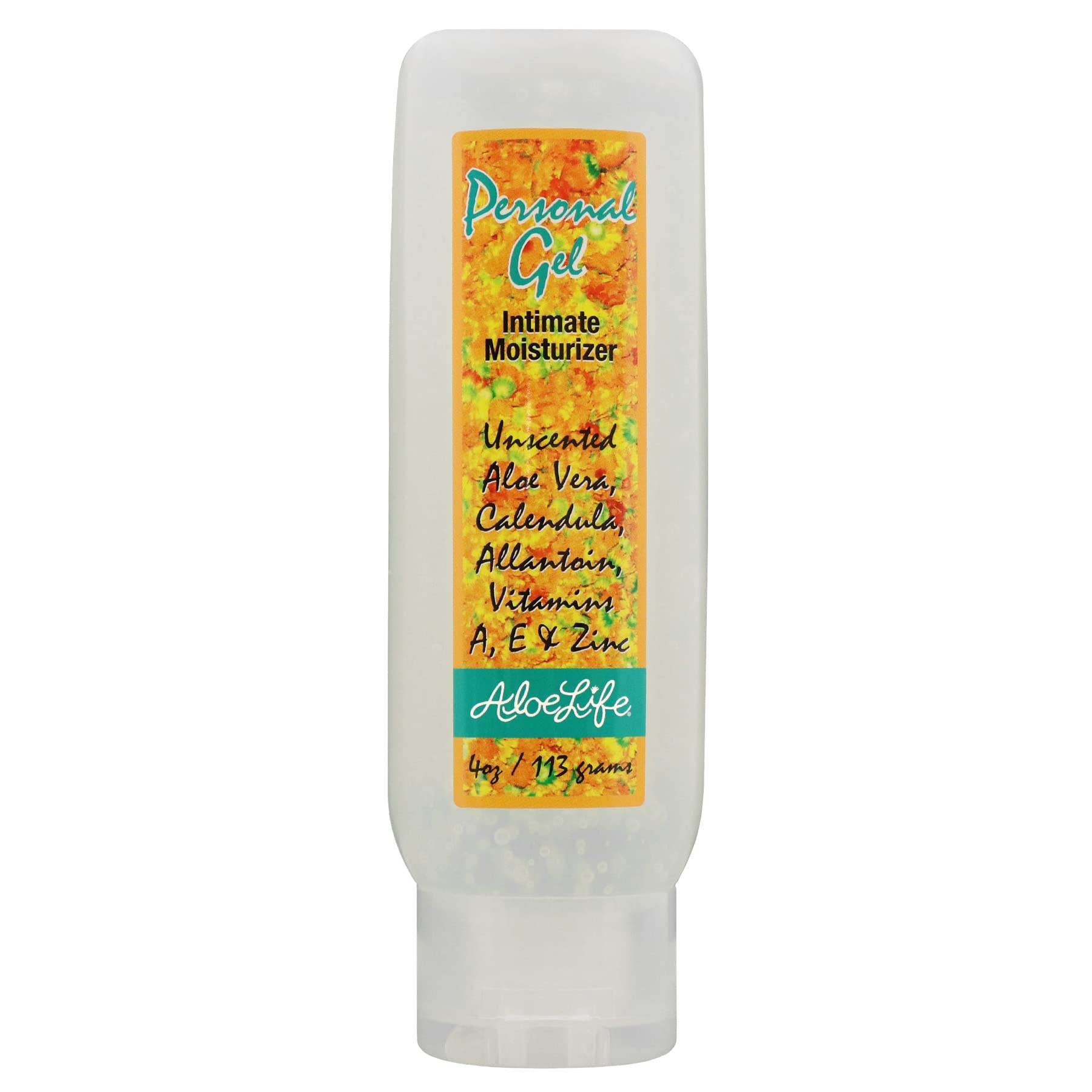 Aloe Life - Personal Gel, Intimate Moisturizer, Organic Aloe Cream, Silky & Non-Staining Formula, Perfect For Menopause, Burn Tr