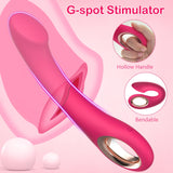 FBAUMSX G Spot Vibrator Sex Toys - Ergonomics Curved Clitoral Anal Vibrators Stimulator Dildo, Adult Sex Toys with 10 Powerful V