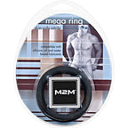 M2M Cock Ring, Mega, Nitrile, Large, Black