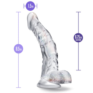 B Yours Diamond Luster 8In Clear