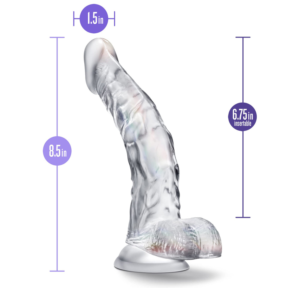 B Yours Diamond Luster 8In Clear
