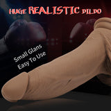 FIDECH Huge Realistic Dildo Sex Toys for Women, 10 '' *2.5 '' Diameter Big Realistic Dildos with Strong Suction Cup Hands-Free P