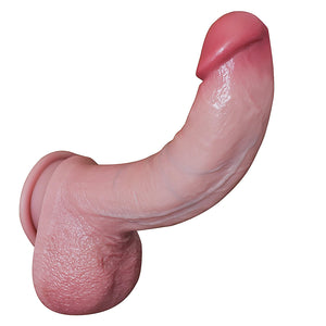 Long Thick Dildo for G-Spot Stimulation, Huge Realistic Penis with Suction Cup for Hands-Free Play, Fanmorph Real Dildo, Perfect