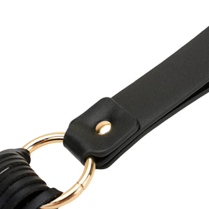 PrettyinCuffs BDSM Faux Leather Flogger Riding Crop Bull Whip Sexy Slap Spanking Paddle for Adults Sex Play
