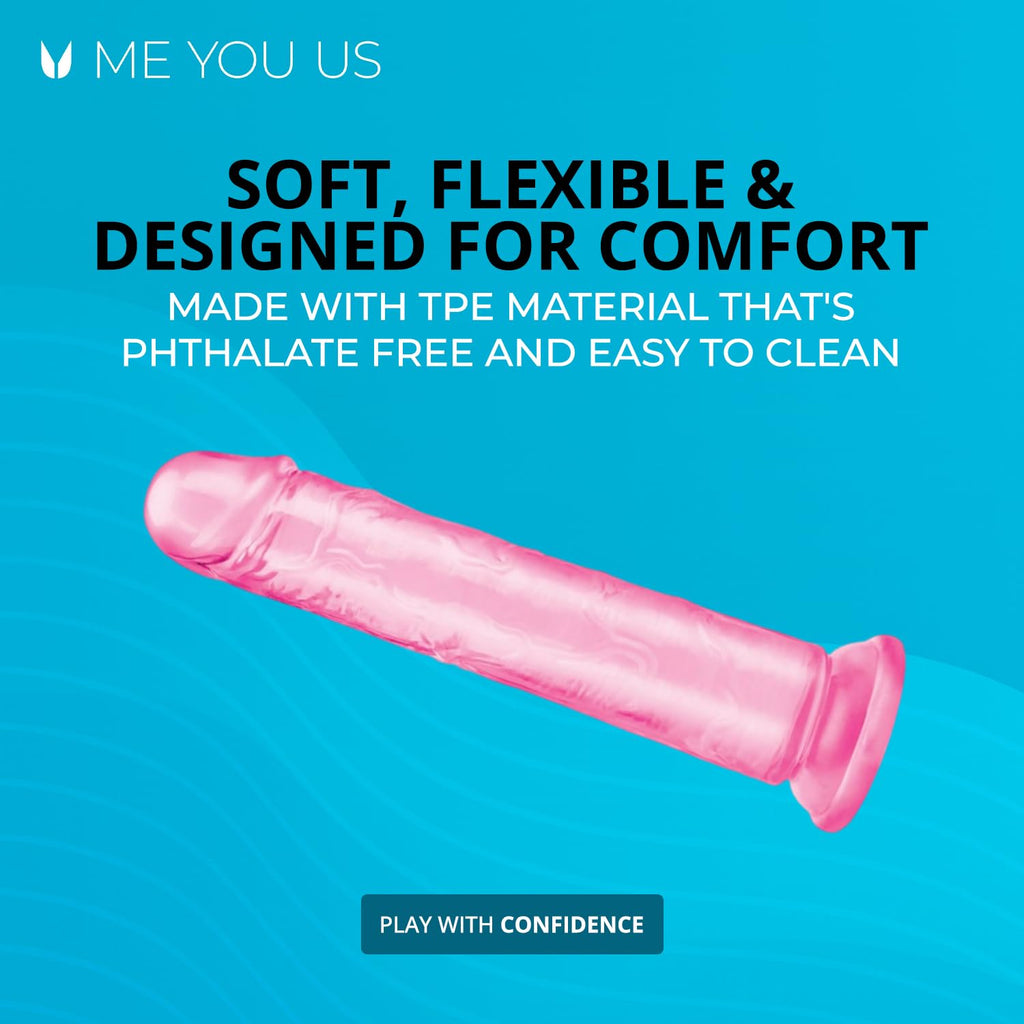 Me You Us Ultracock Pink Jelly 8.5In