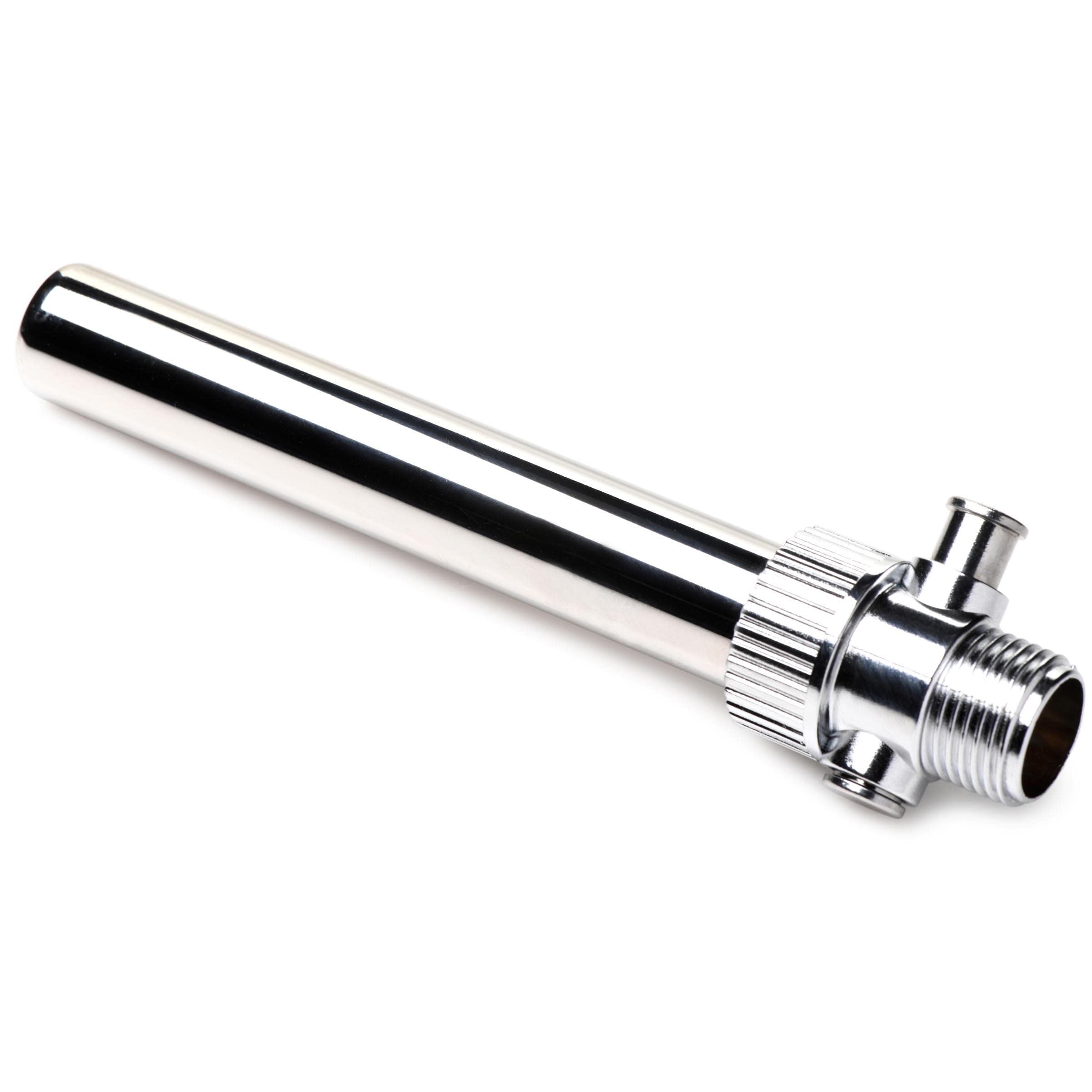 CLEANSTREAM Stainless Steel Enema Nozzle with Push Valve for Women & Men. Colon Cleaner Shower Douche Kit Attachment for Enema R