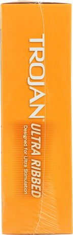 Trojan, Condom Ultra Ribbed, 12 Count