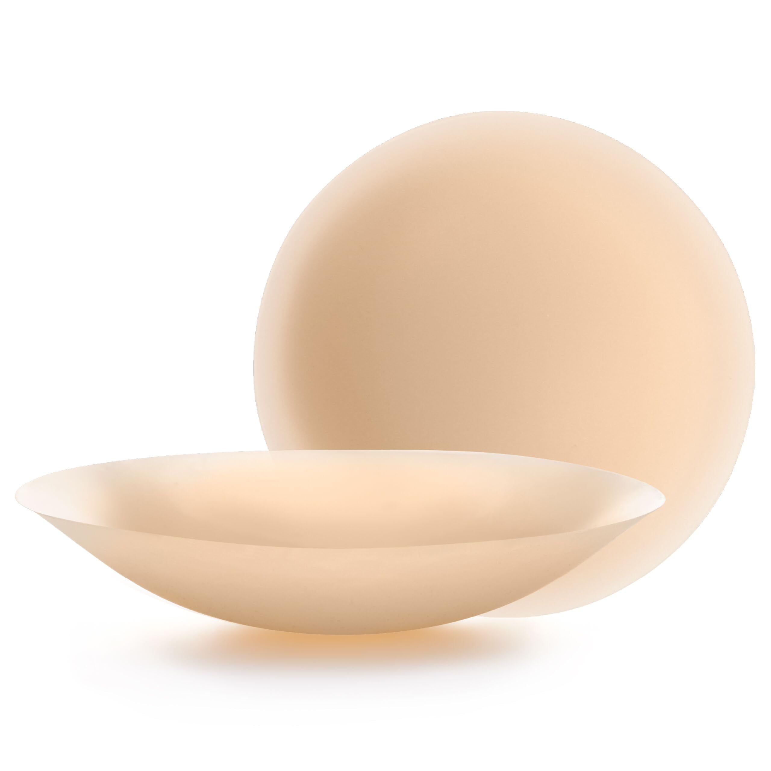 Nippies Nipple Cover - Sticky Adhesive Silicone Nipple Pasties - Reusable Pasty Nipple Covers for Women with Travel Box Caramel