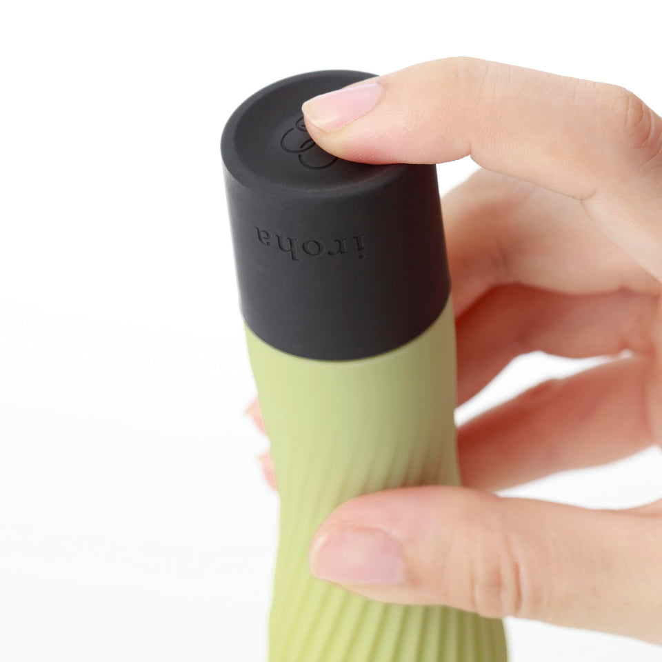 Iroha Zen Matcha Soft Silicone Women Vibrator, Intimate Waterproof Personal Dildo Massager, Clitoral Stimulator Battery Powered