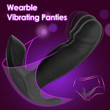Sex Toy G Spot Vibrator Dildo -Wearable App Remote Control Panty Vibrators with 10 Quickly Wiggling & Vibrating Modes Anal Sex T