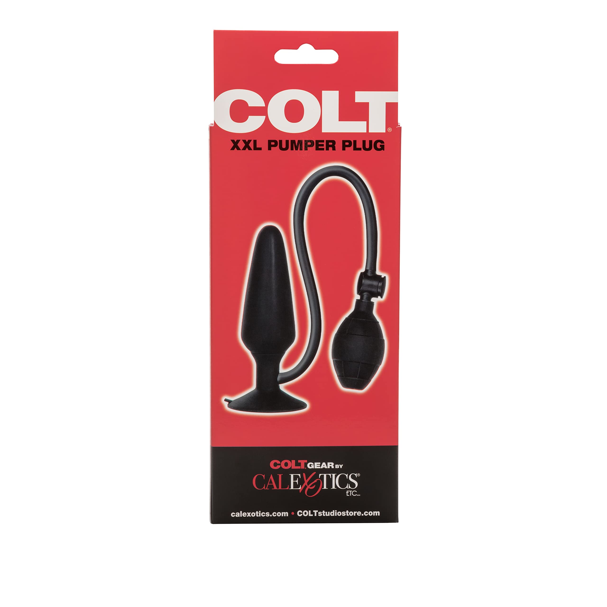 California Exotic Novelties Colt Pumper Plug, Black, Xx-Large