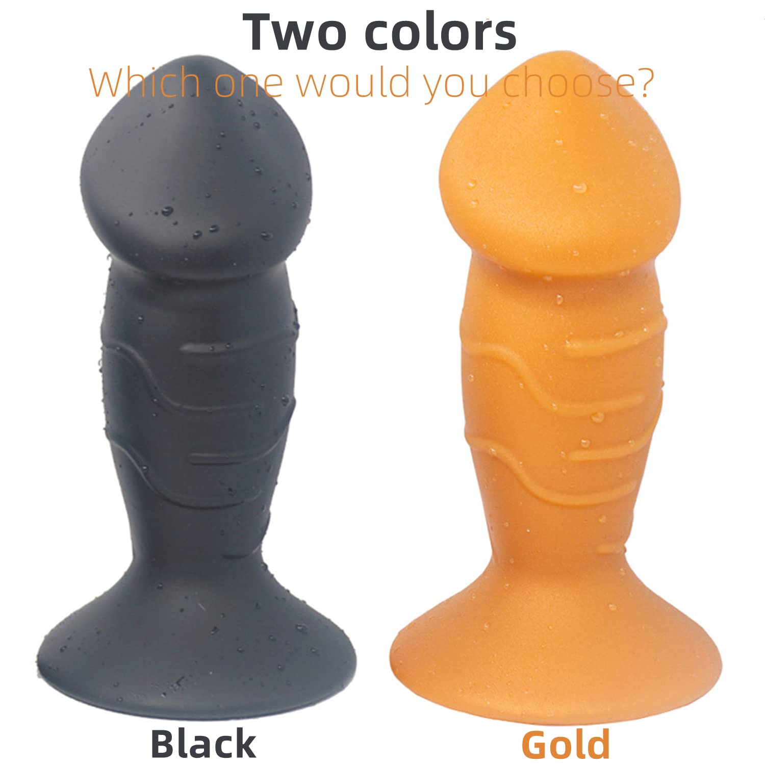 6.1in Liquid Silicone Anal Plug, Butt Plug for Anal Expansion and Training,Fuirre Dildo Shape Anal Trainer,Anal-Vaginal Stimulat