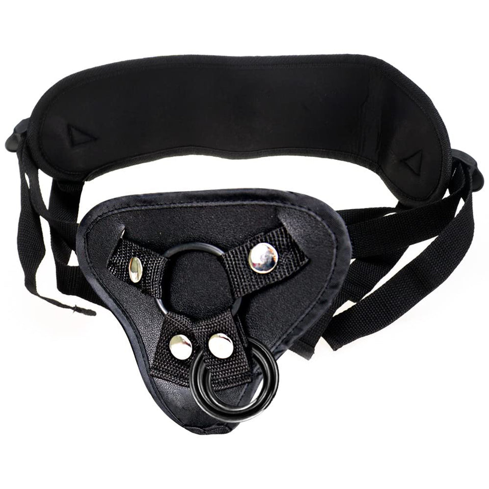 Adjustable Sex Strap On Harness for Women, Wide Bondage strapon with 4 Units Ring Strapless All Dildo Straps, Adult Sex Toy for