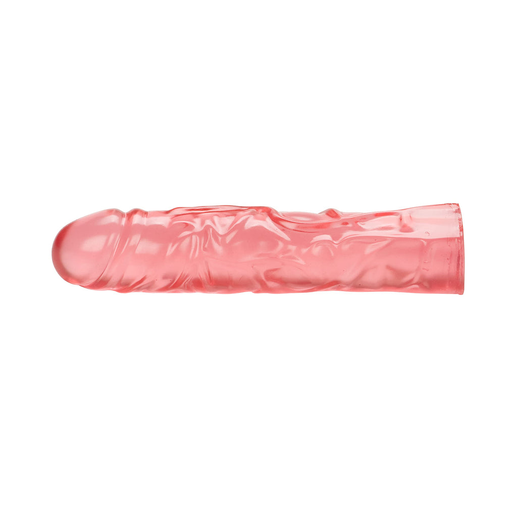 Calexotics Junior Dildo, Veined Chubby Translucence, 8.5''