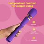 Tracy 's Dog Adult Toys, Vibrator Wand with 5 Vibrations and 3 Speeds, Adult Sex Toys for Clitoral Stimulation, Magic Cordless H