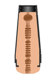 Doc Johnson Man Squeeze - Twink - Squeeze Plate For Precise Pressure - Twist End Cap To Control Suction - Discreet Premium Stroker - Male Masturbator, Ass, Vanilla