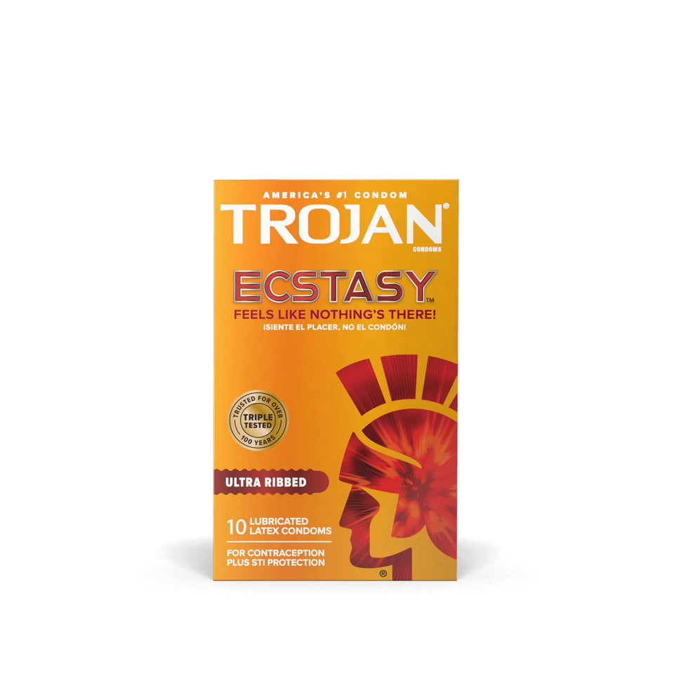 Trojan Ecstasy Ultrasmooth Lubricant,10-Count