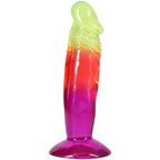 Crystal Jellies 6.5 in. Dong Rainbow