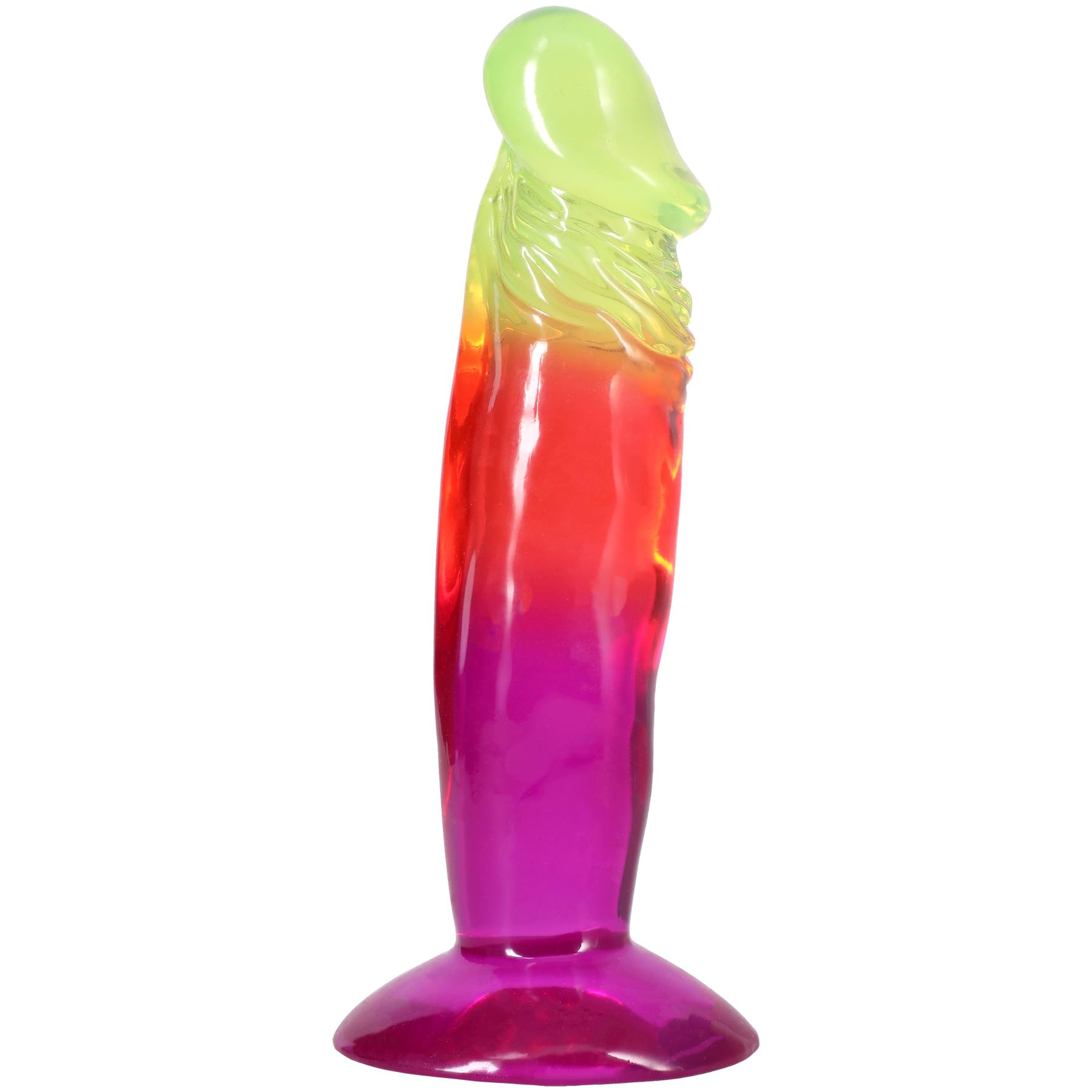 Crystal Jellies 6.5 in. Dong Rainbow