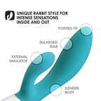 Lelo Ina Wave Dual-Action, G-Spot And External Massage Vibrator With Motion Movement, Ocean Blue