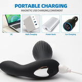 XYVYNZ Vibrating Butt Plug Cock Ring Prostate Massager Anal Vibrator with Remote Control Male Sex Toy for Men with 10 Vibration