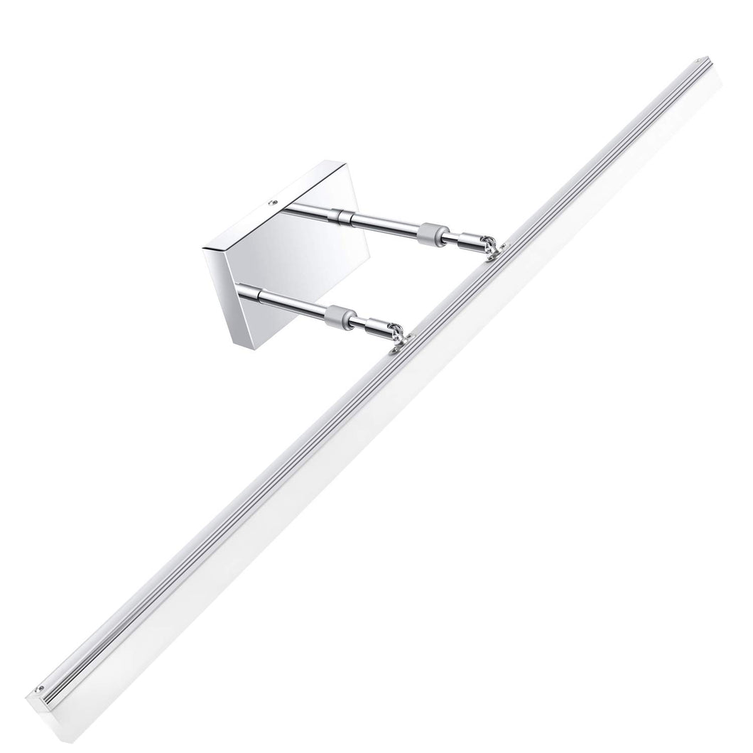 Aipsun 40In Dimmable Modern Led Vanity Lights For Bathroom Light Fixtures Over Mirror Chrome Modern Vanity Lighting(White Light)