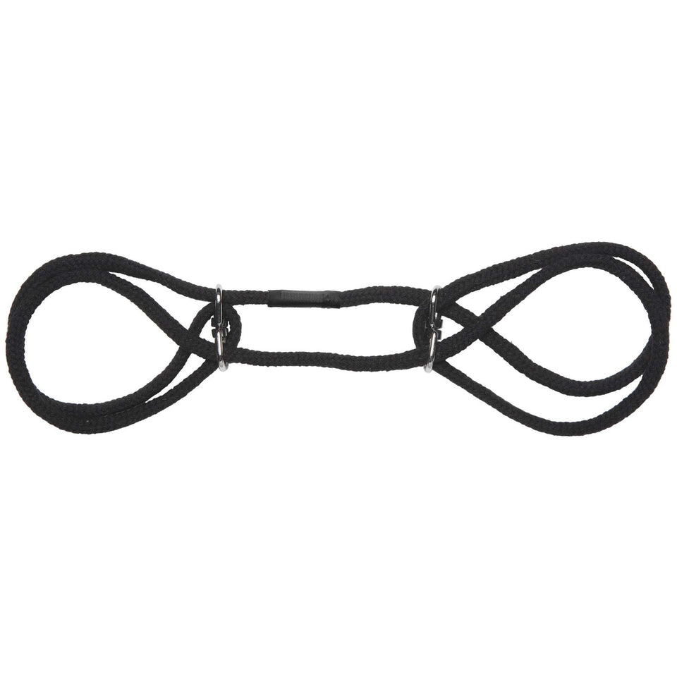 Japanese Style Bondage Cotton Cuffs Blk