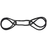 Japanese Style Bondage Cotton Cuffs Blk