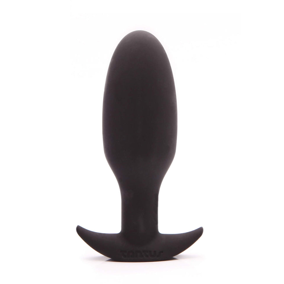 Tantus Sex/Adult Toys Ryder Butt Plugs - 100% Ultra-Premium Satin Finish Flexible Silicone Anal Safe For Men, Women, Lgbtq, Couples - Onyx