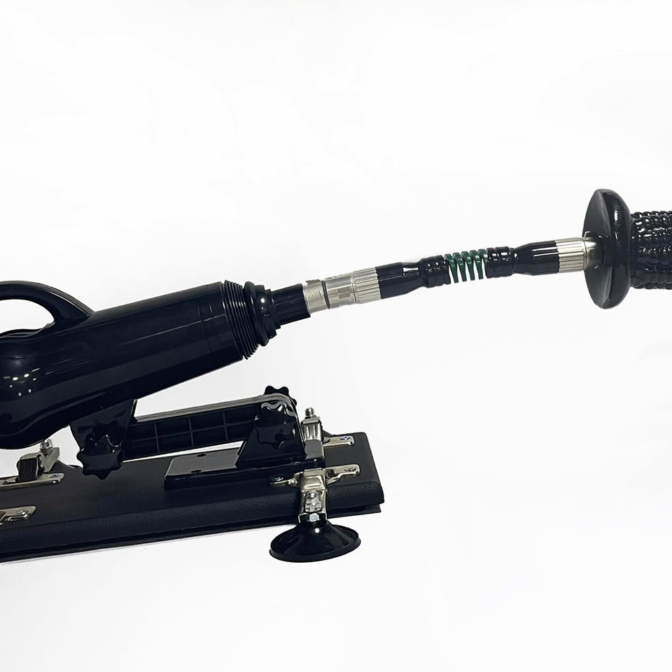 TenFruit 3XLR to 3XLR Connetor with Spring Extension Rod Sex Machine Device Attachements 3XLR Adapter for 3XLR Dildo Masturbator