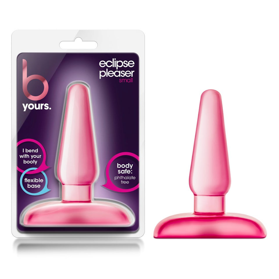 Blush B Yours Eclipse Pleaser  4 Inch Soft Beginner Small Tapered Slim Anal Butt Plug  Easy to Insert  Narrow Base for comfor