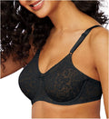 Bali womens Lace and Smooth Underwire Bra #3432, Black, 40D