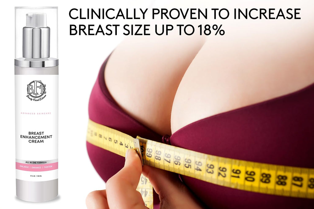 Breast Enhancement & Enlargement Cream- Clinically Proven for Bigger, Fuller Breasts. Firms, Plumps & Lifts your Boobs. Natural