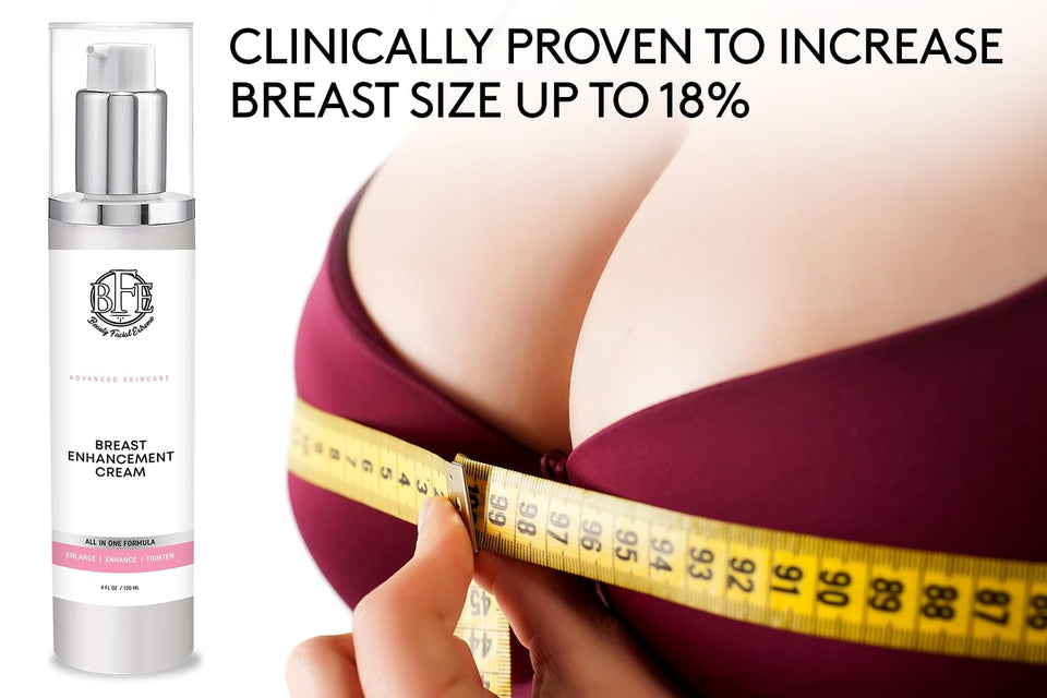 Breast Enhancement & Enlargement Cream- Clinically Proven for Bigger, Fuller Breasts. Firms, Plumps & Lifts your Boobs. Natural