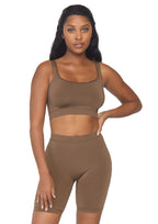 Leg Avenue 2 Pc Seamless Opaque Spandex C Medium Color