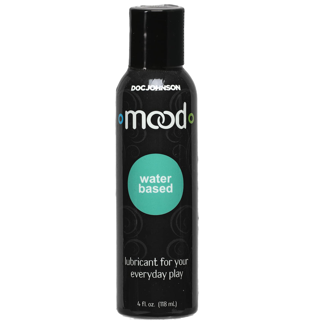 Doc Johnson Mood - Water-Based Lube - Easy To Wash Off Toys And Body Parts - Compatible With All Condoms And Toys - 4 Fl Oz (118