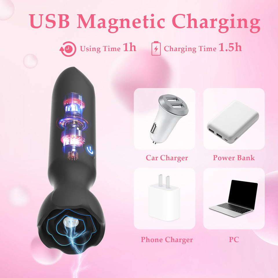Mini Bullet Vibrator Adult Toys - Vibrators App Controlled Female Sex Toys with 9 Vibration Modes, Lipstick G Spot Dildo Clitora