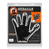 Finger Fuck Textured Glove Oxballs Black (Net)