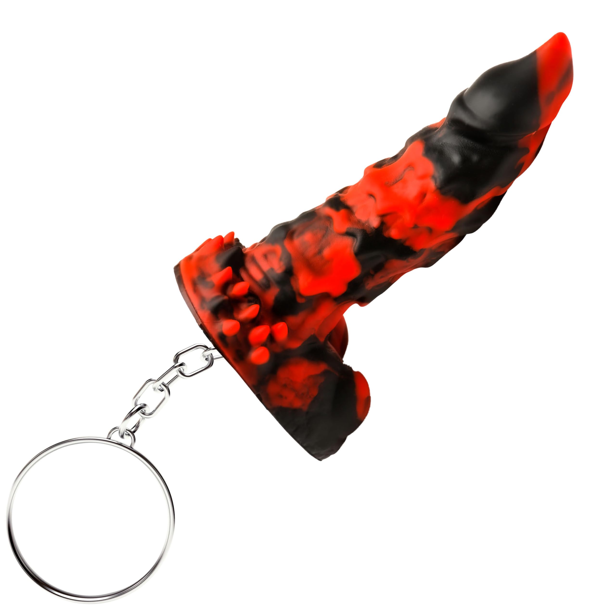 Fire Demon Keychain - Red/Black