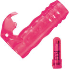 Nasswalk Cock Sock Bunny Tickler Sleeve, Waterproof, Pink