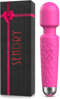 Female Vibrator, G-Spot & Sex Toy, 20 Modes & 8 Speeds Wand Massager, Quiet, Waterproof, USB Rechargeable Vibrator, Hand-Held Co