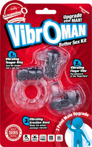 Screaming O Vibroman Cock Ring Black