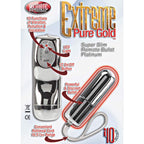 CalExotics Remote Control Extreme Pure Gold Super Slim Remote Bullet, Silver