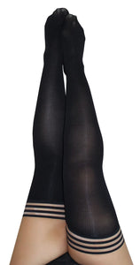 Kixies Dannalynn Black Ribbed Size D