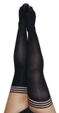 Kixies Dannalynn Black Ribbed Size D