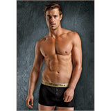 Magic Silk Button Short, Black, Small