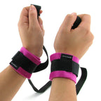 Sex & Mischief Flirt Kinky Pinky Cuffs, Pink
