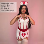 4 Pc Er Hottie, Includes Zip U - X-Large / Wh/Rd