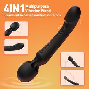 Dildo G Spot Vibrator Wand Womens Sex Toys Adult Toys with 10 Vibrations, Realistic Dildos Wand Vibrators Female Sex Toy Vibrate